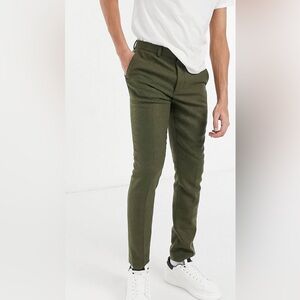 ASOS Wool Mix Pants- Blazer and Vest listed as well.